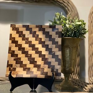 Checkered Zodax Decorative Plate